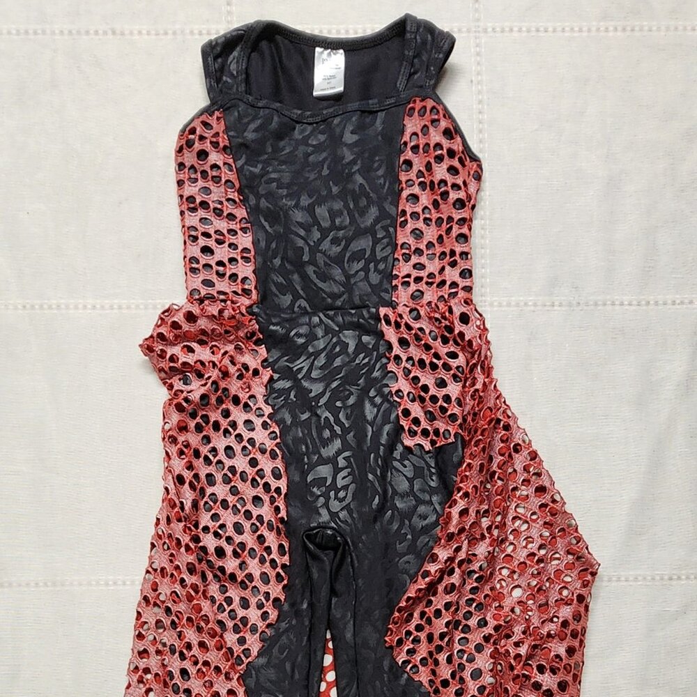 Double Platinum Performancewear One Piece Dance Costume Girls Size IC